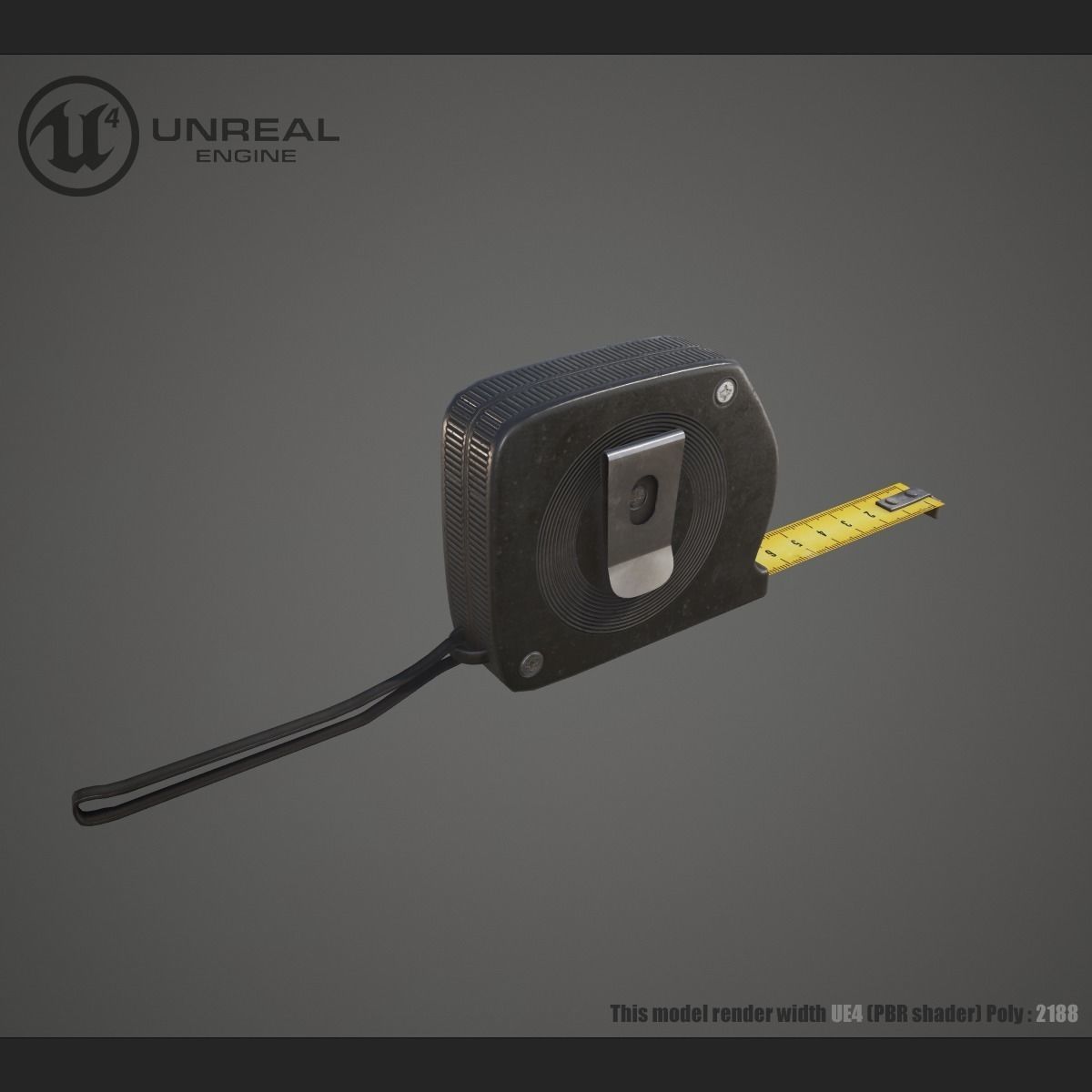 Construction tools Low-poly 3D model_4