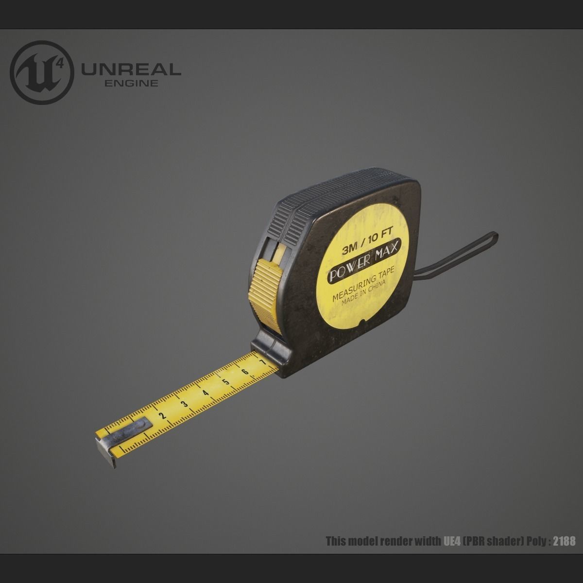 Construction tools Low-poly 3D model_5