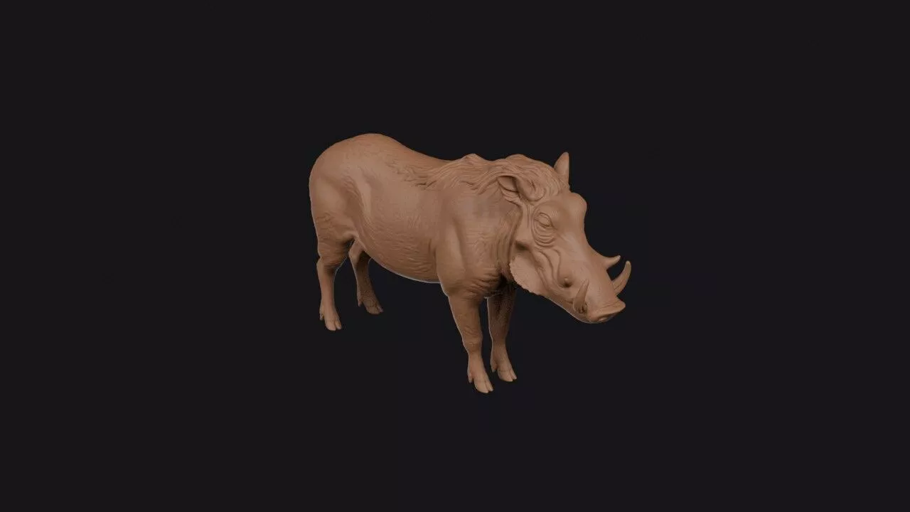 warthog 3D print model