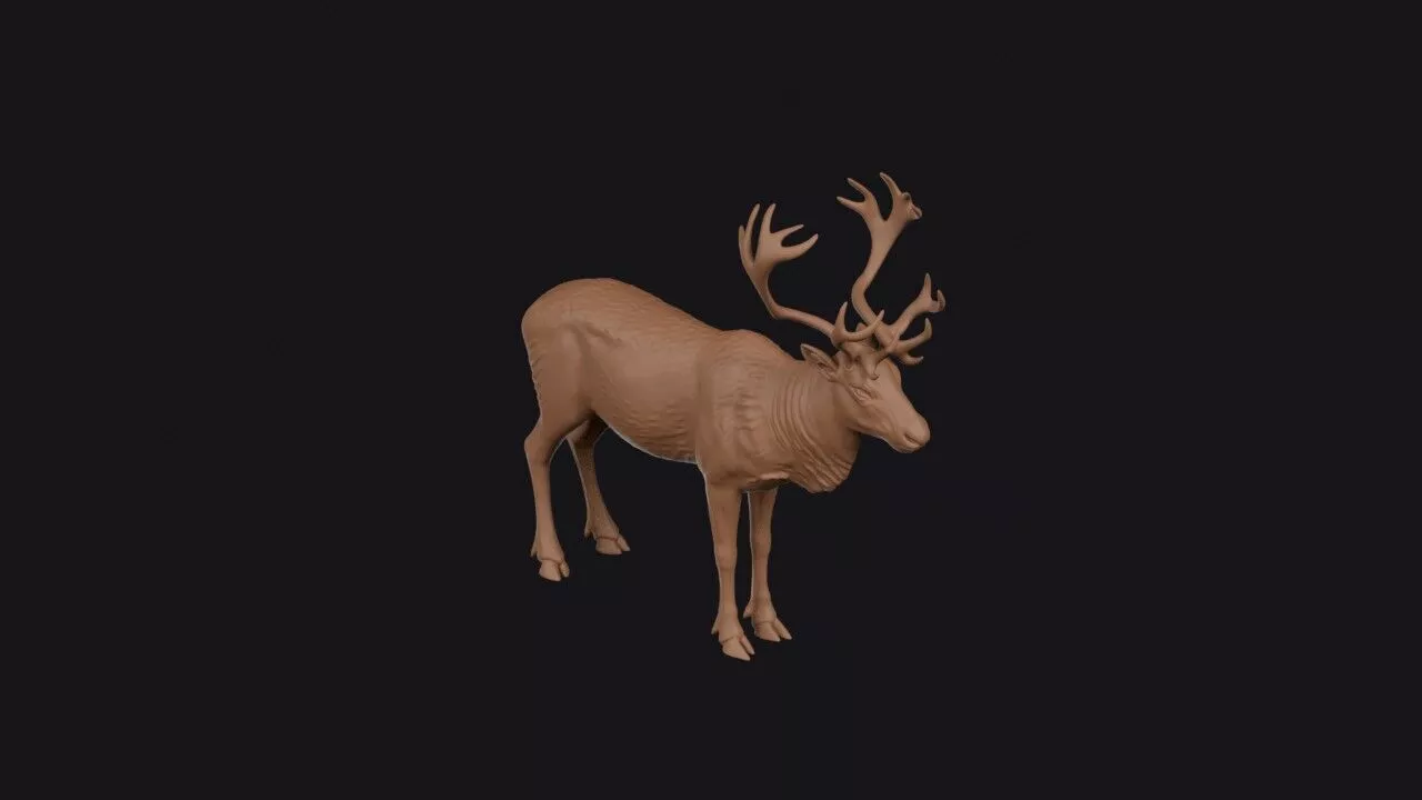 reindeer 3D print model