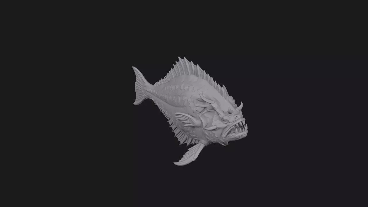 Halivoth the Flatdeep Lurker 3D print model