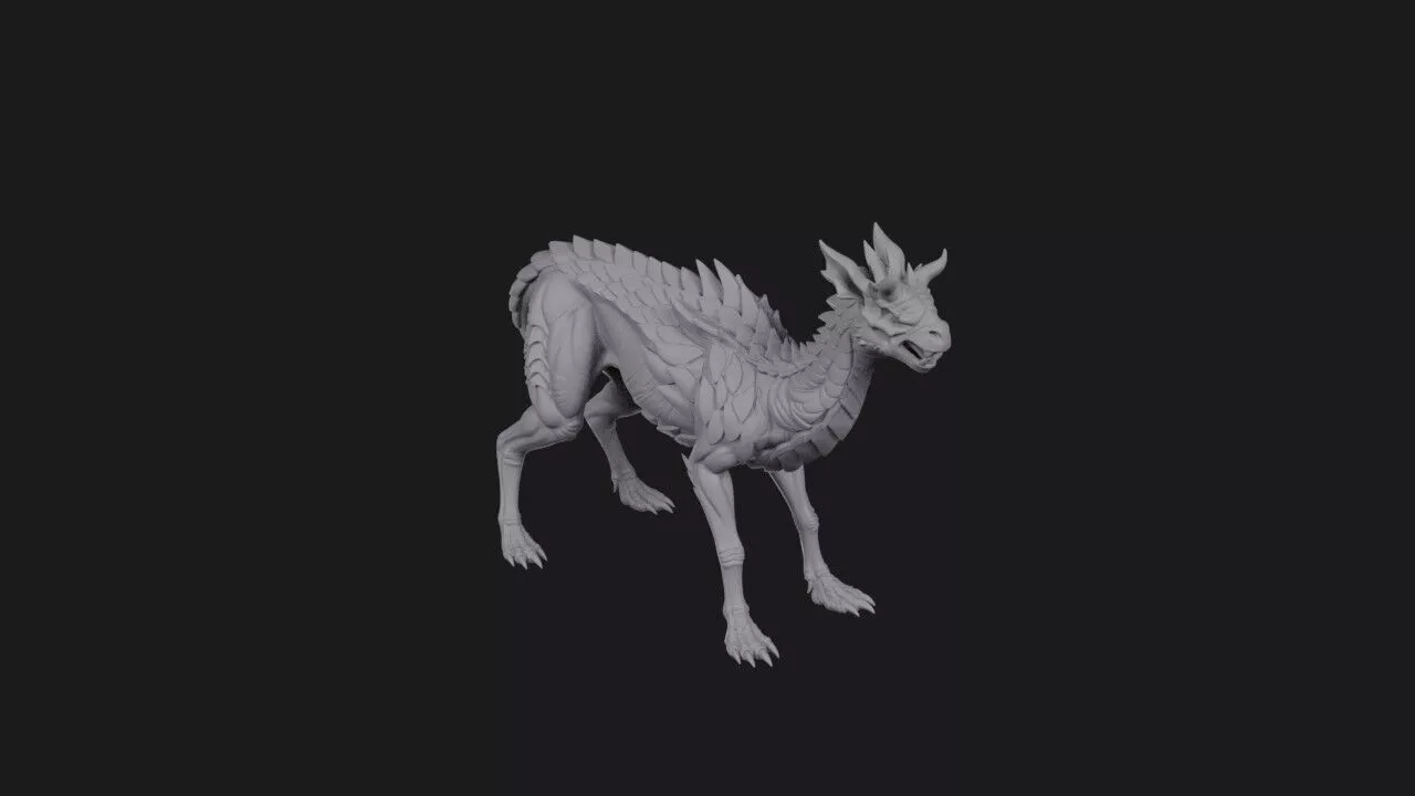 Guanaroth the Highland Strider 3D print model