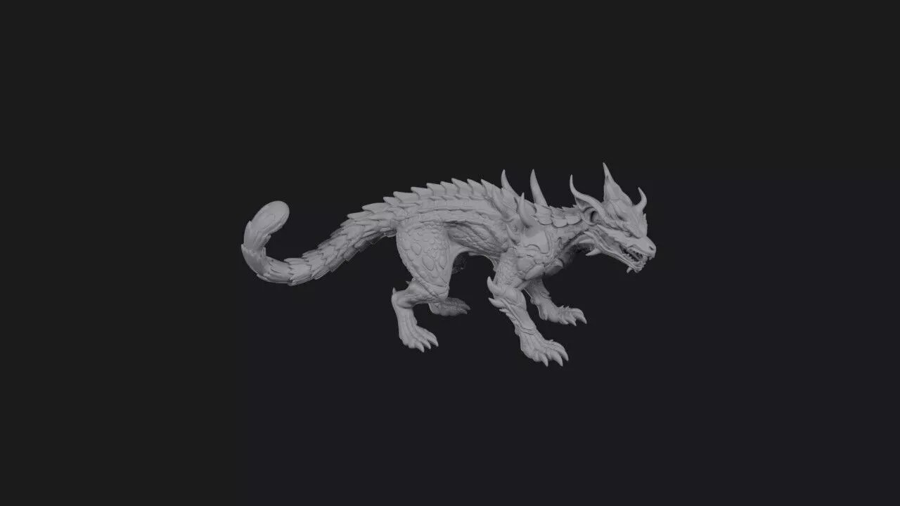 Genath the Spotted Shade 3D print model