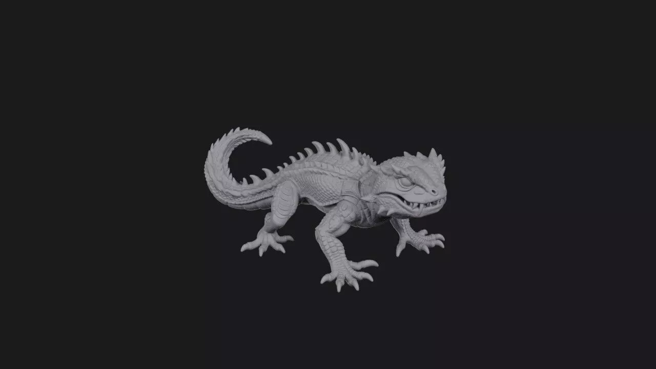Geckaxis the Wallcrawler 3D print model