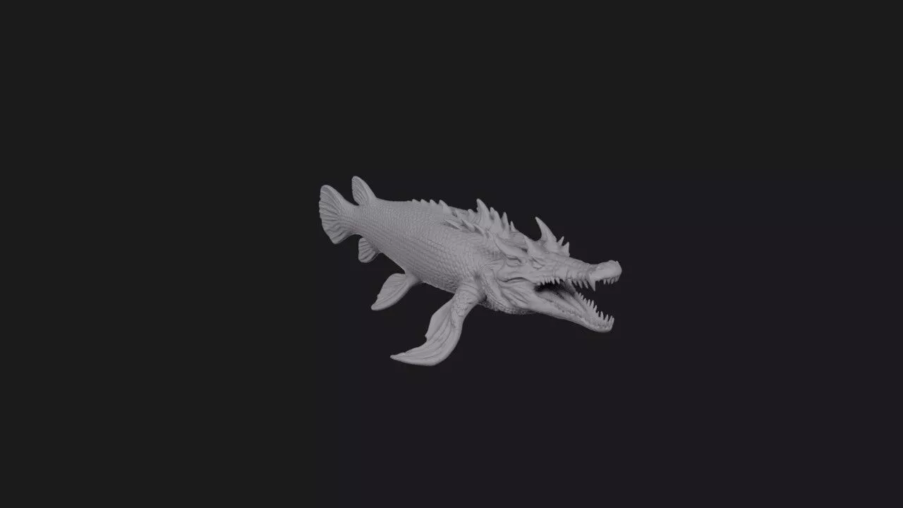 Garfang the Needlejaw 3D print model