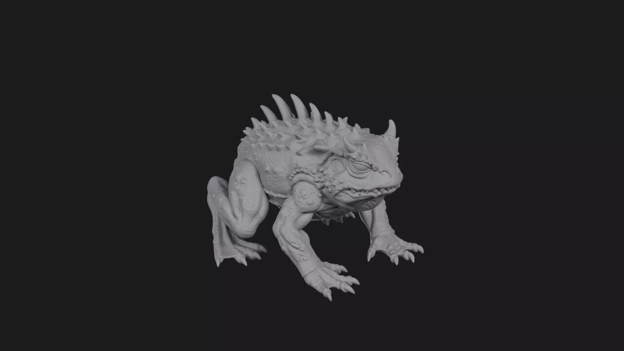 Frogmire the Bog Leaper 3D print model