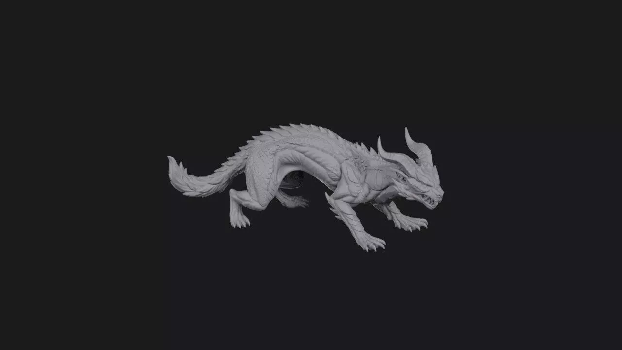 Erminel the Frostcloak Weasel 3D print model