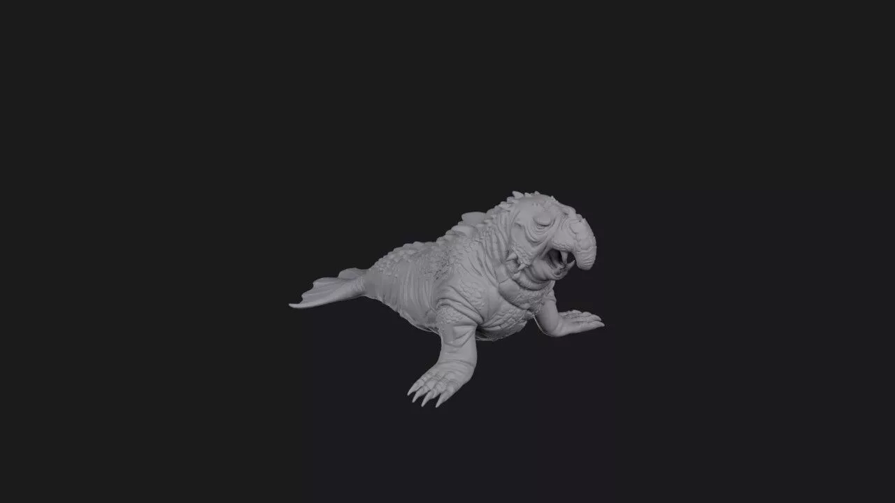 Elephaxis the Tidal Behemoth 3D print model
