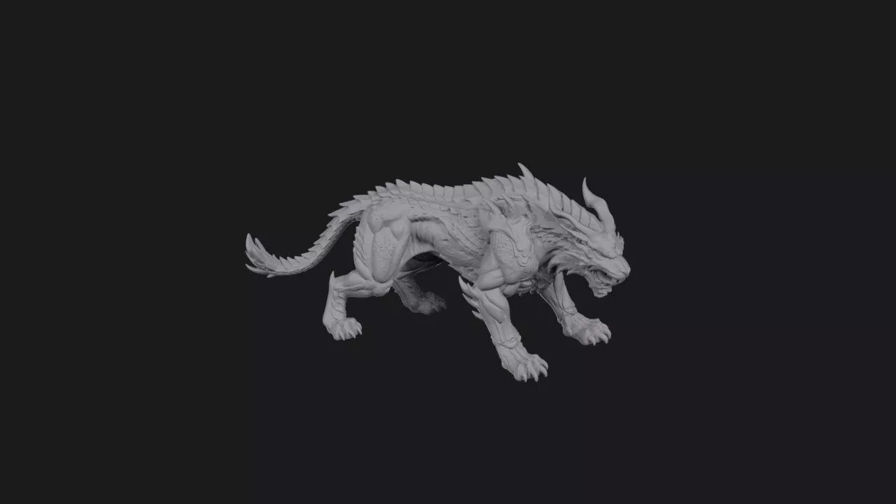 Cougaroth the Mountain Stalker 3D print model