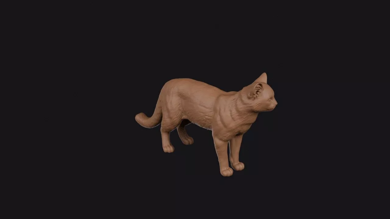 andean cat 3D print model