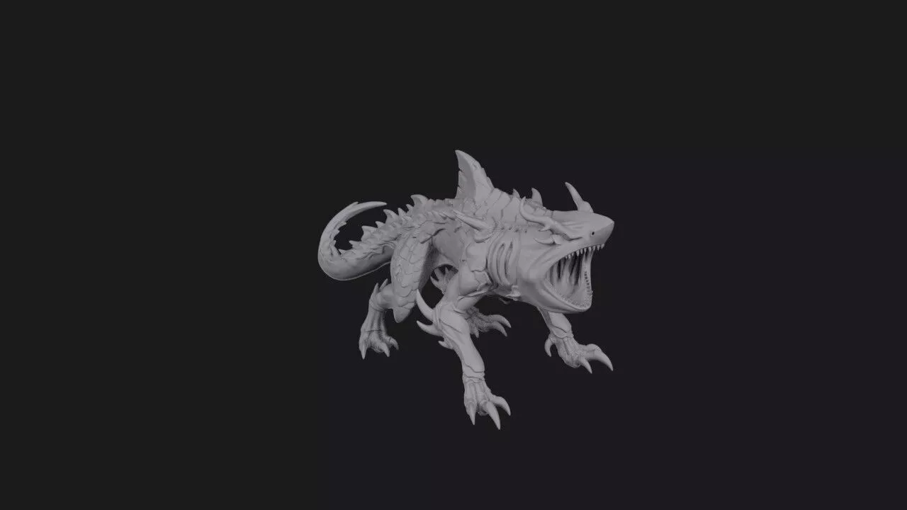 Baskaroth the Abyssal Maw 3D print model