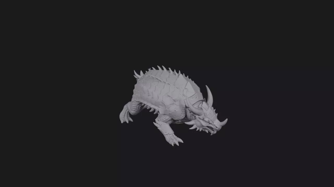 Armadan the Ironshell Sentinel 3D print model