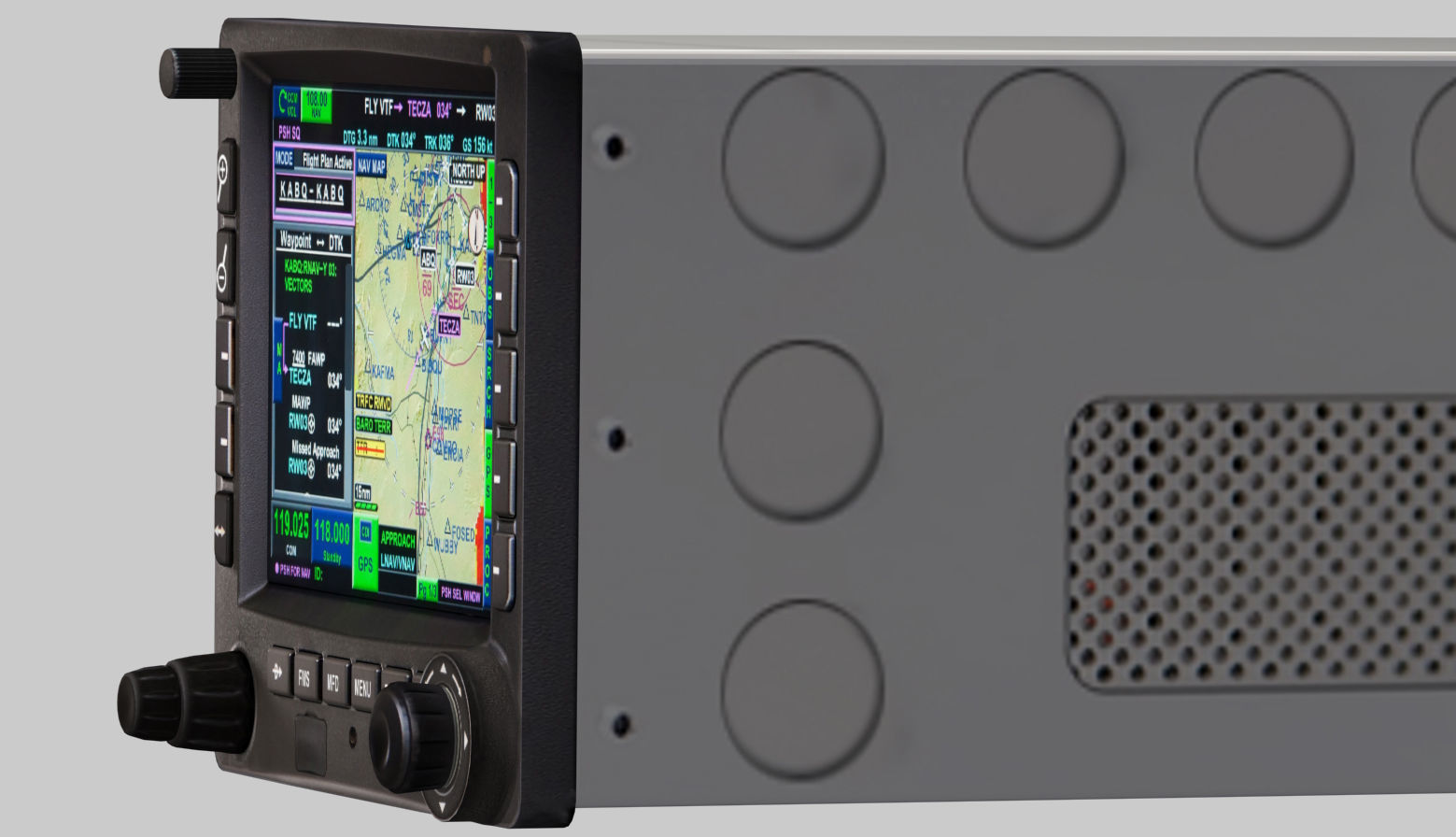 Bendix King KSN-770 multifunction Integrated Navigator Low-poly 3D model_4