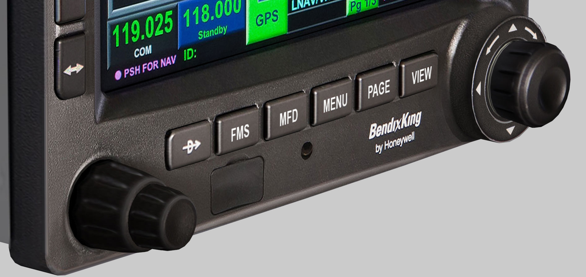 Bendix King KSN-770 multifunction Integrated Navigator Low-poly 3D model_2