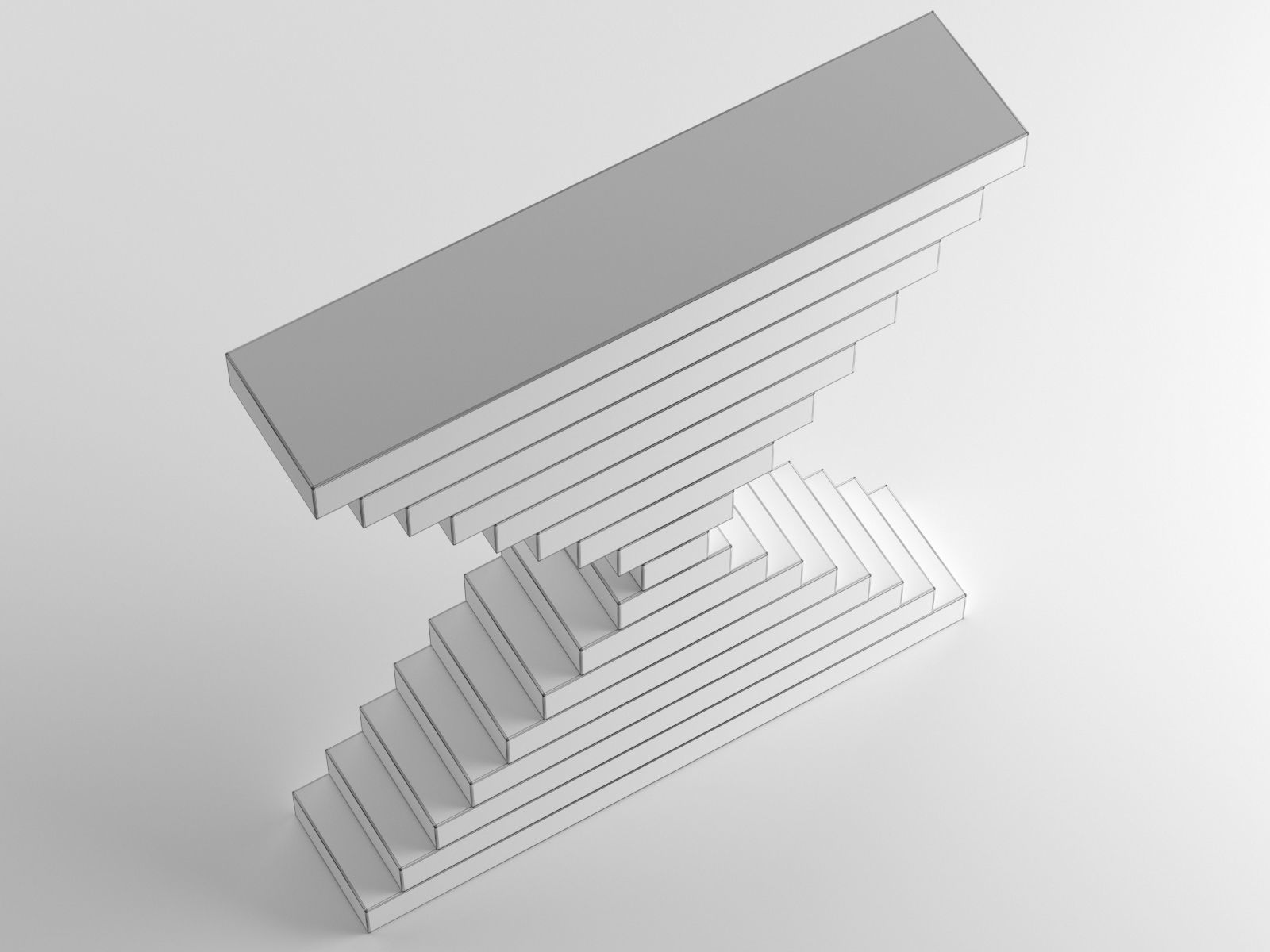 Hour Rose Sculpture 3D model_2