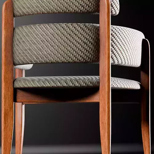Eclipse Chair Low-poly 3D model 3