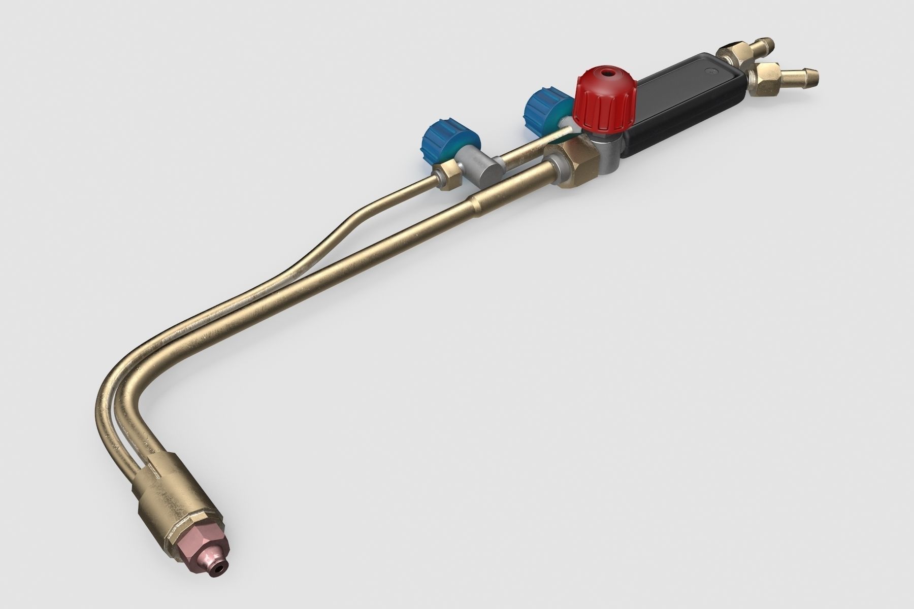 Cutting torch 3D model_2