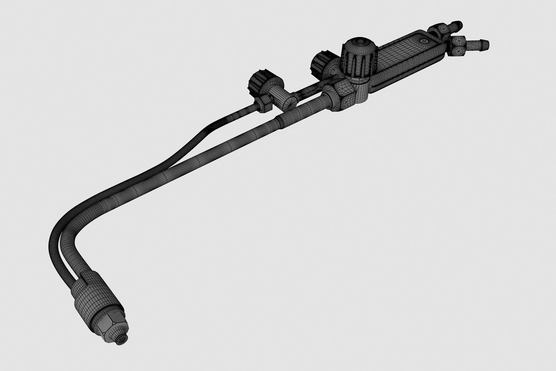 Cutting torch 3D model_6