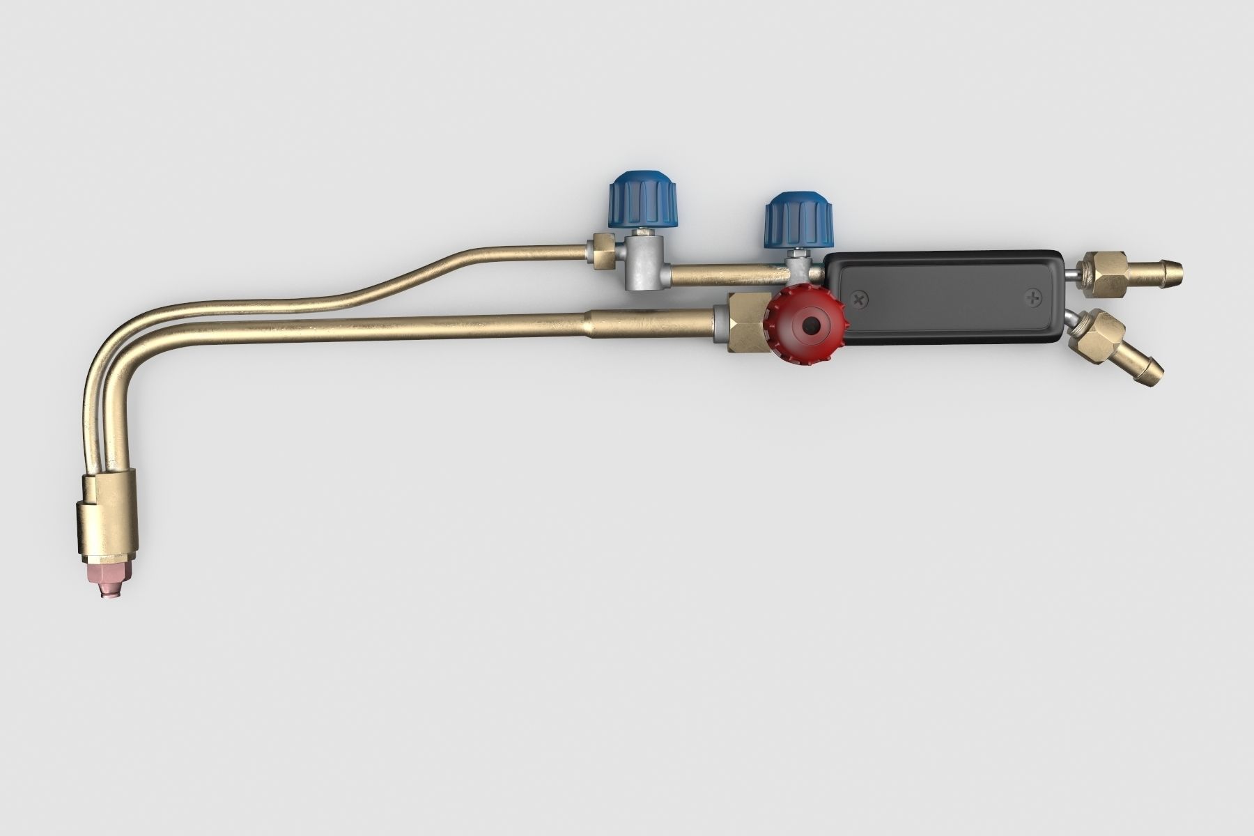 Cutting torch 3D model_3
