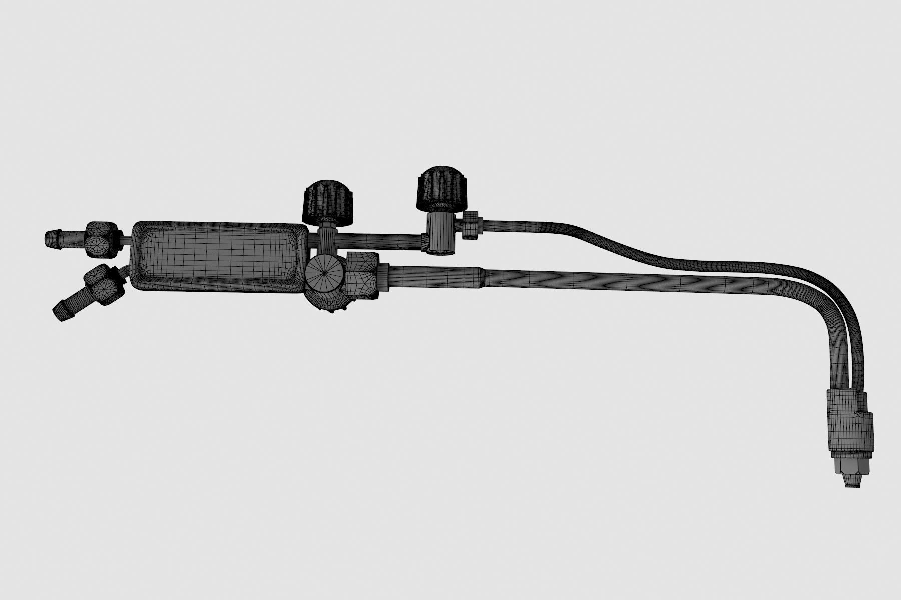 Cutting torch 3D model_10