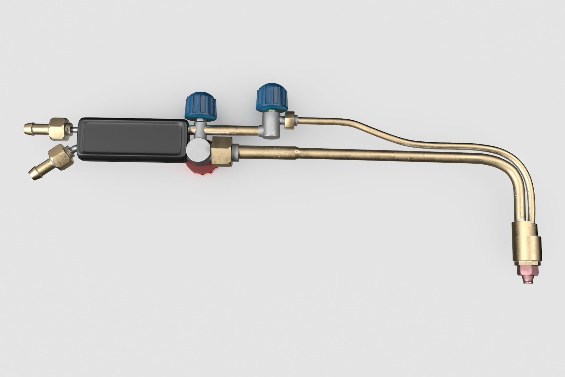 Cutting torch 3D model_4