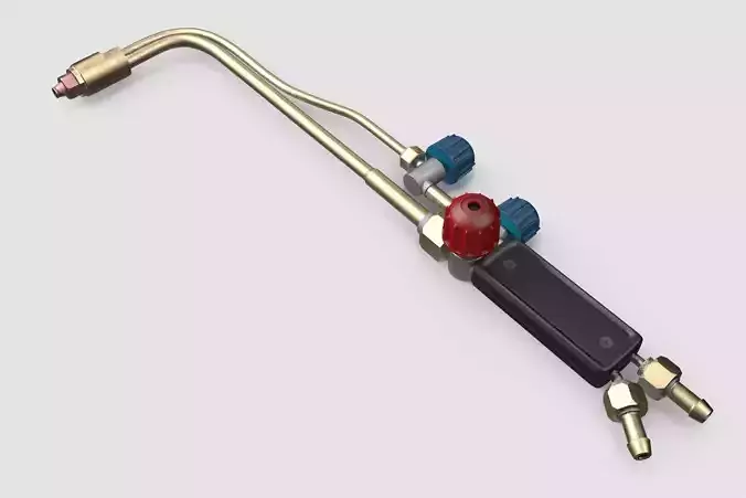 Cutting torch 3D model