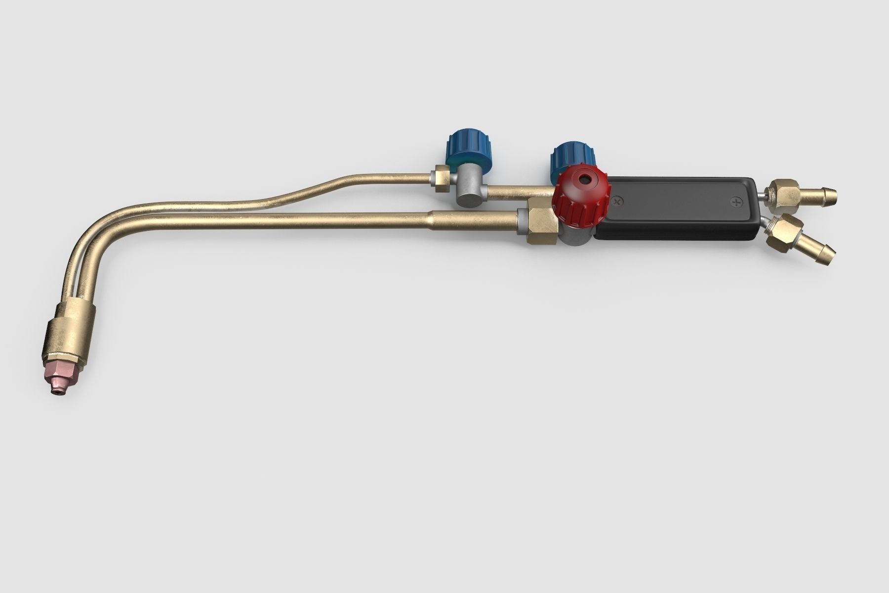 Cutting torch 3D model_1