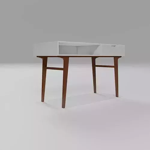 Ivory Stream Table 3D model 2
