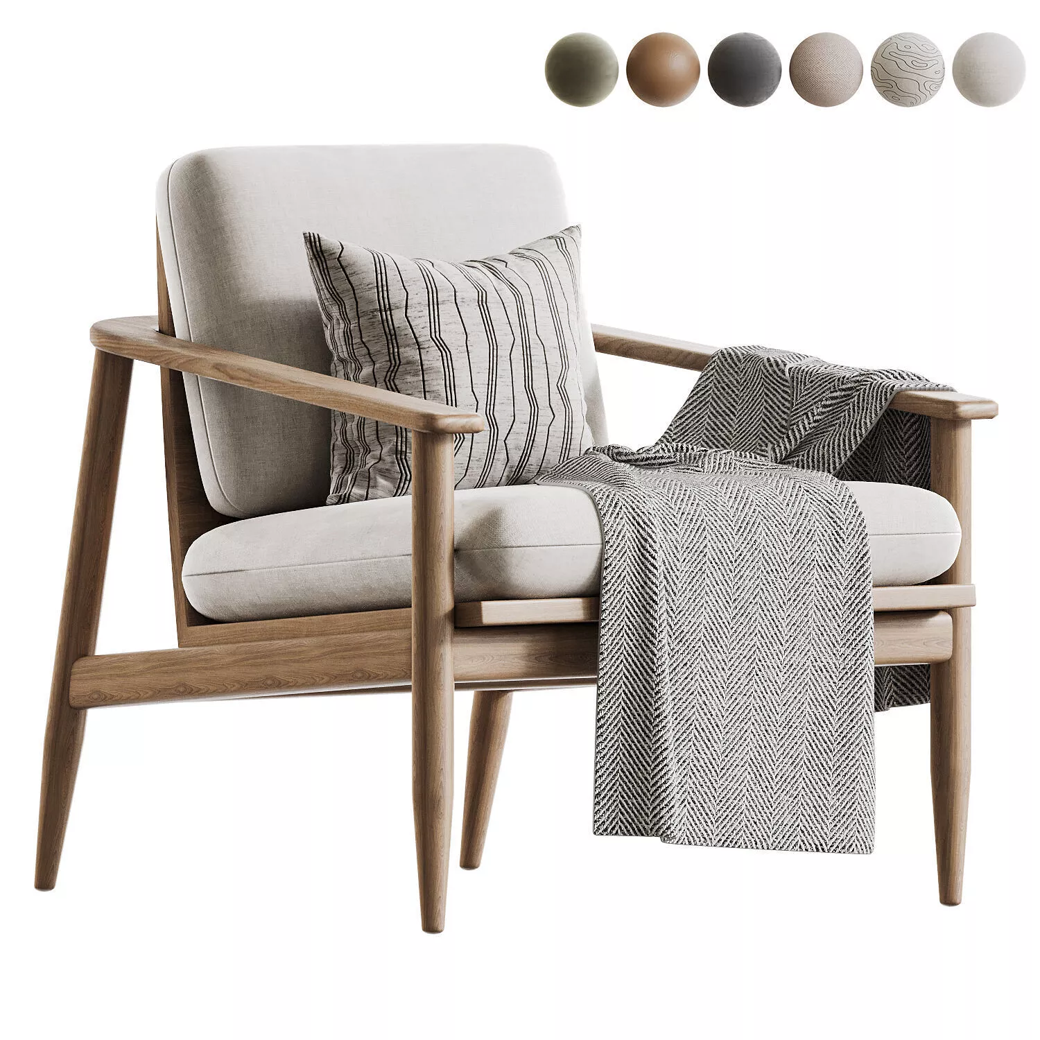 David Lounge Chair 3D model