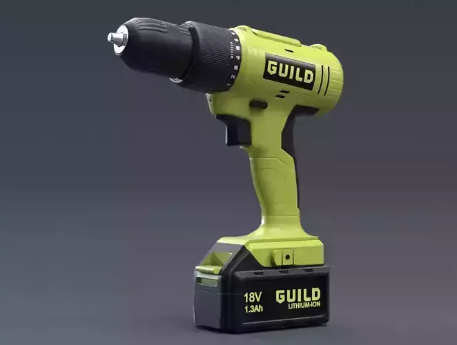 Guild Drill Low-poly 3D model