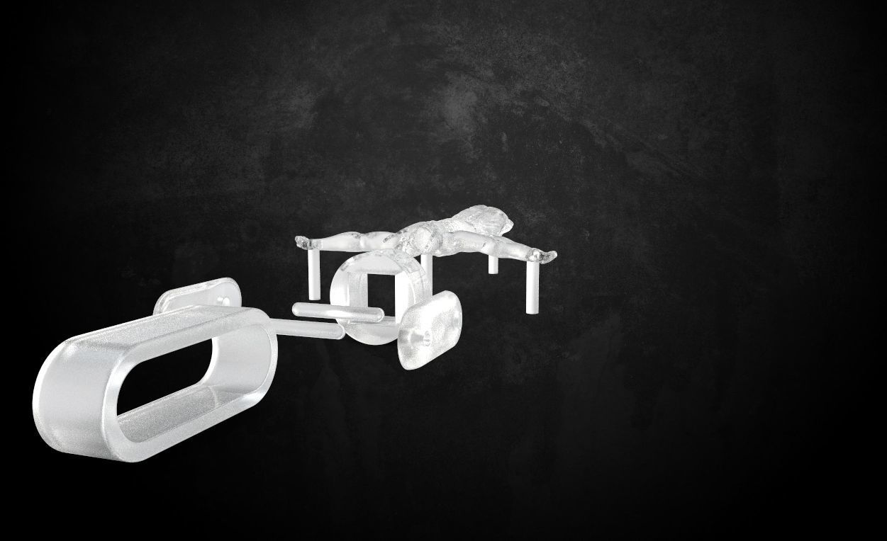 Cross with a tree  64  3D print model_9