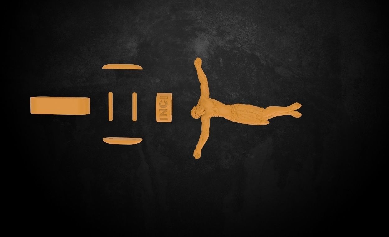 Cross with a tree  64  3D print model_12