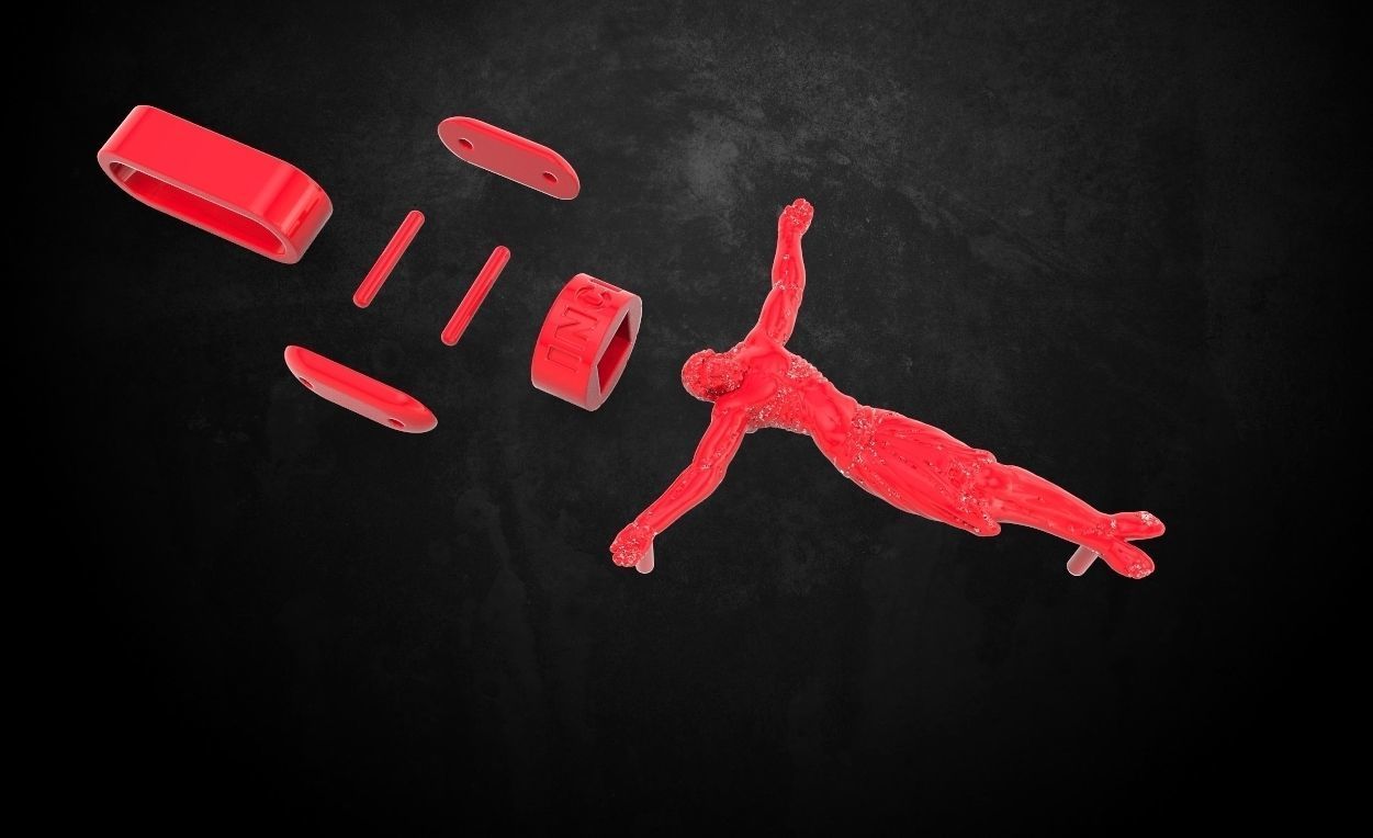 Cross with a tree  64  3D print model_10