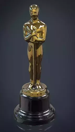 Gold Hollywood Award Statue
