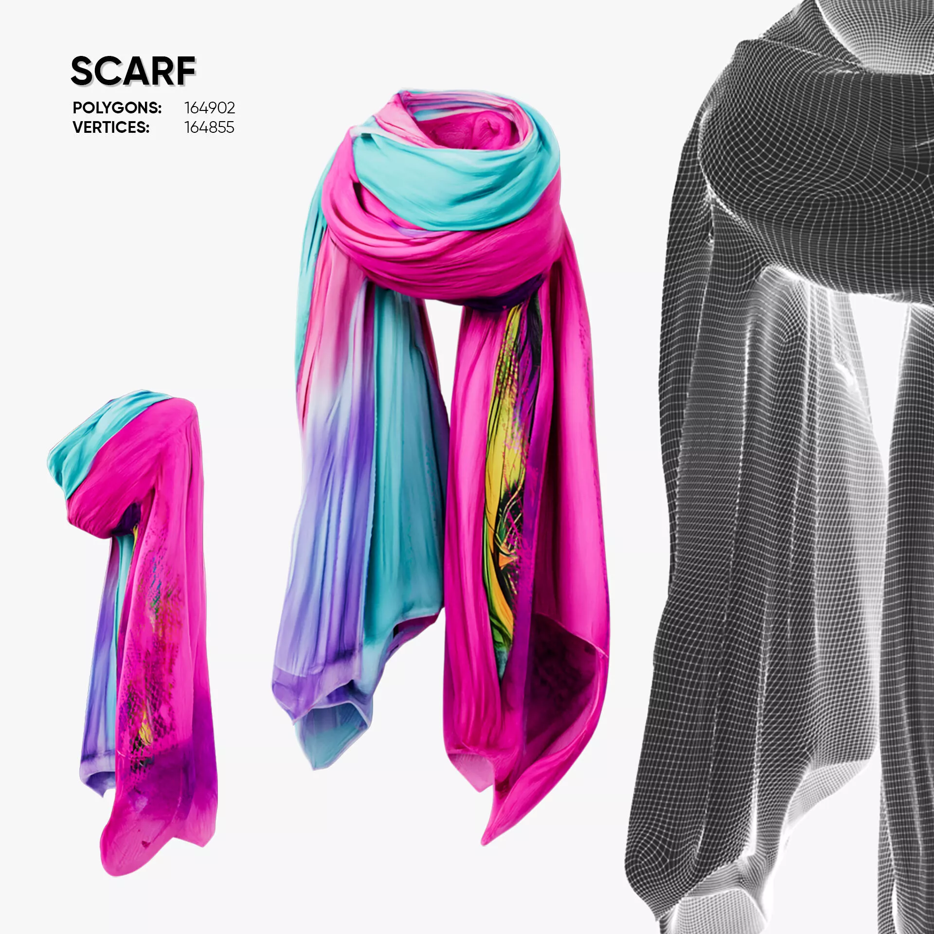 Scarf 3D model
