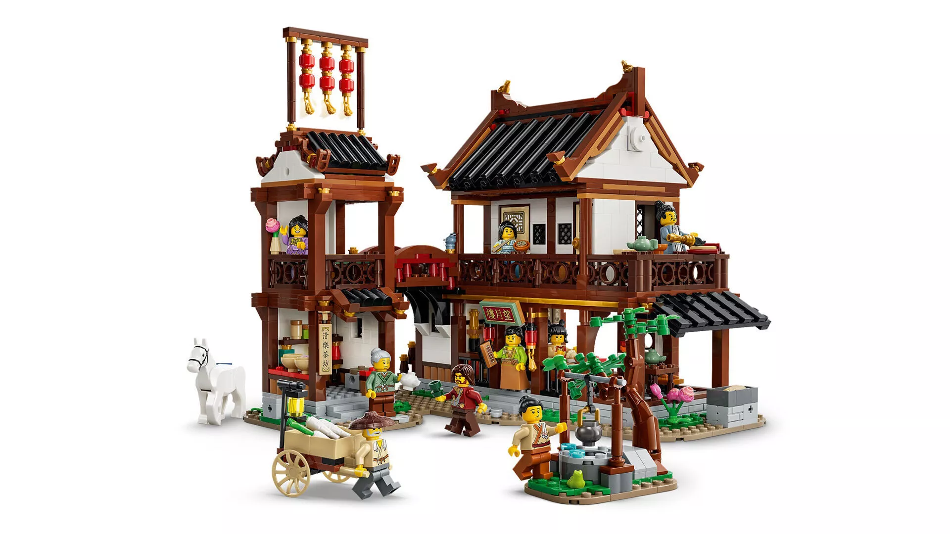 TwindBricks3D - 80121 Ancient Moon-Gazing Inn 3D print model