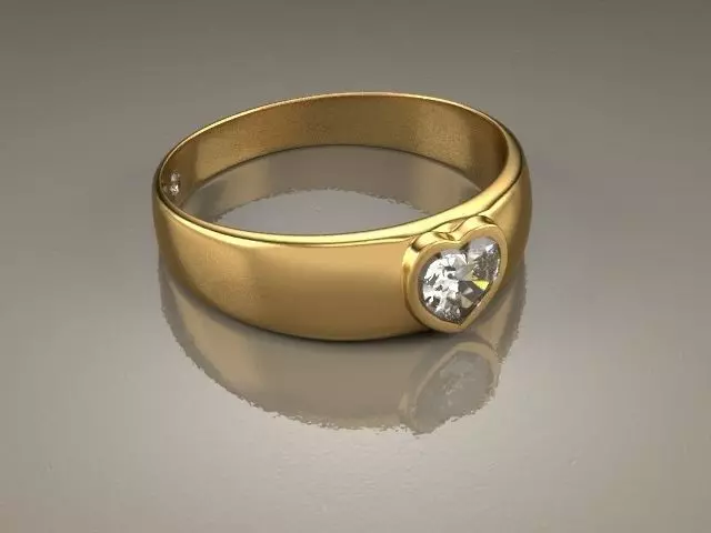 Ring Malia Heart 3D model