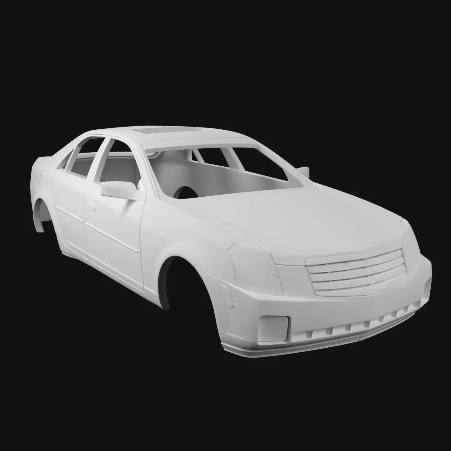 2006 Cadillac CTS Body 3D print model