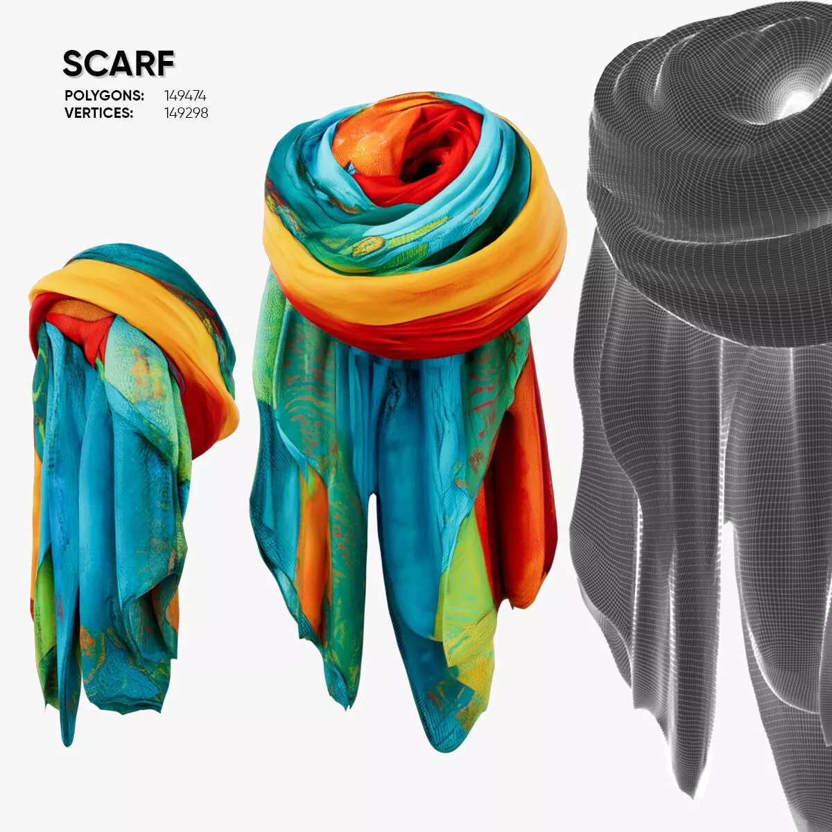 Scarf 3D model