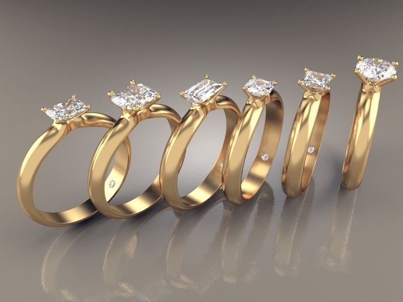 Ring Nela Collection 3D model_1