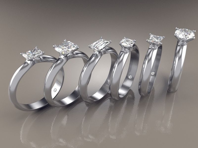 Ring Nela Collection 3D model_2