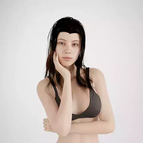 Young Female Character Base Mesh