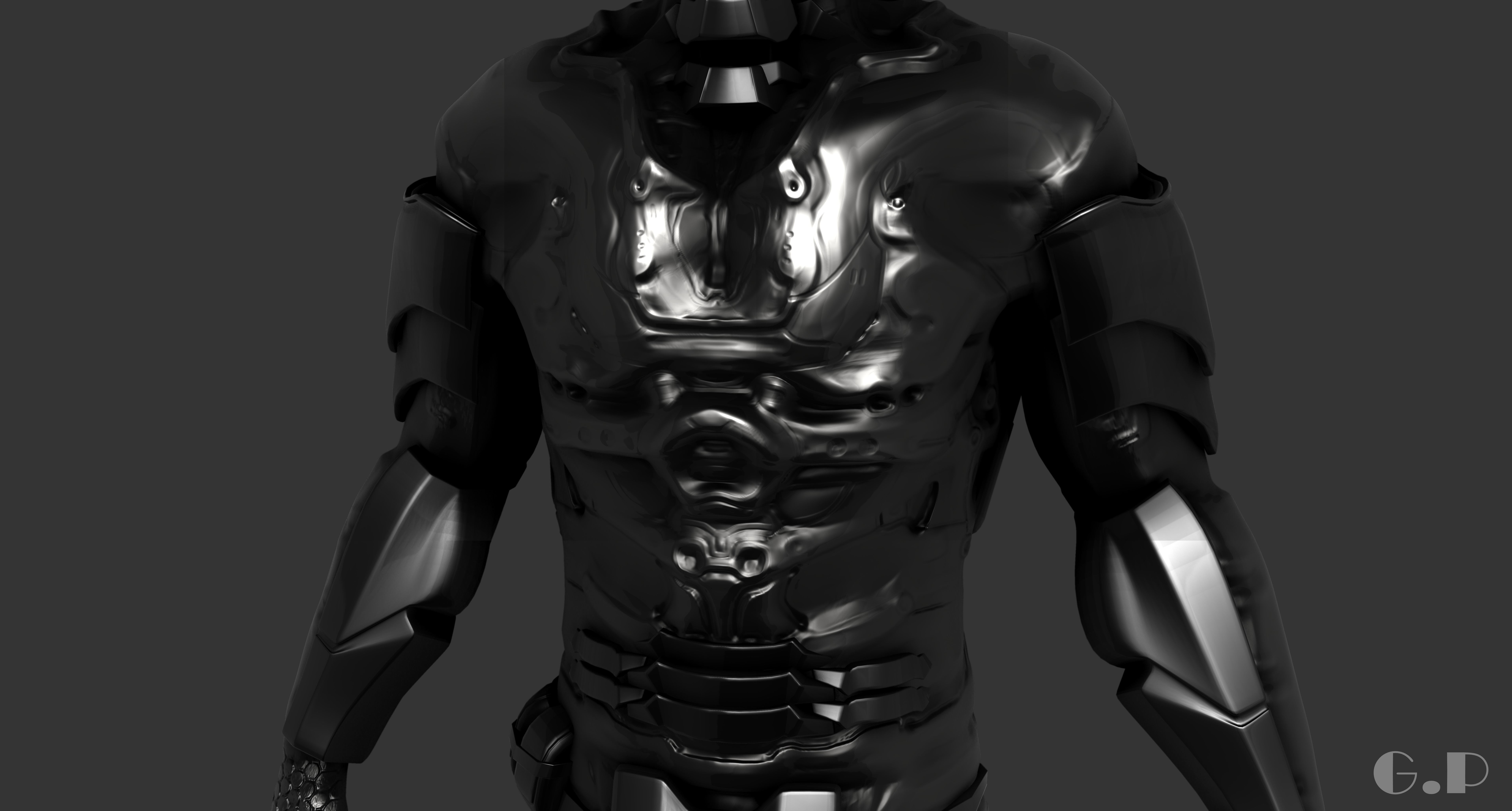 Titanium Armor Free 3D model_6