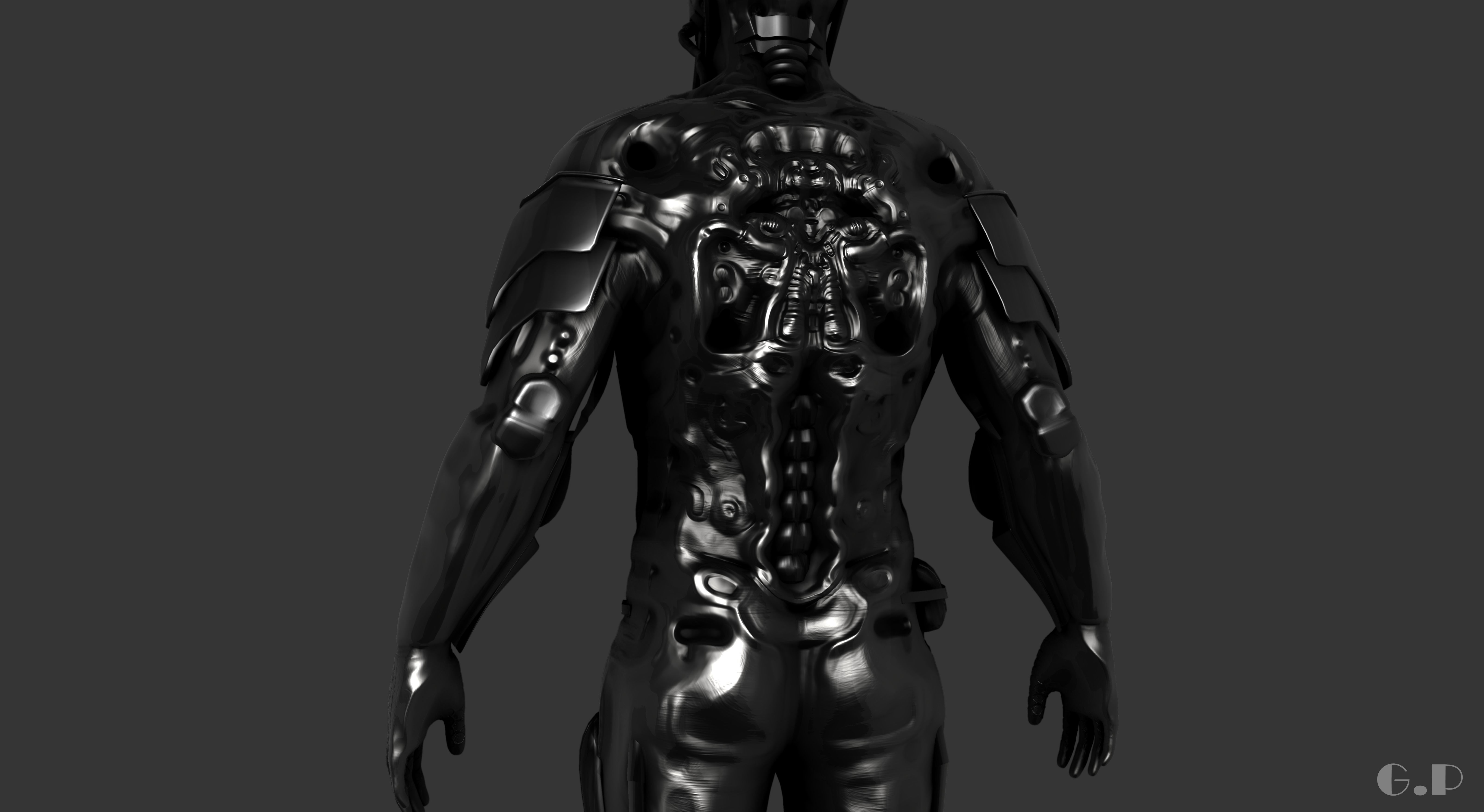 Titanium Armor Free 3D model_8