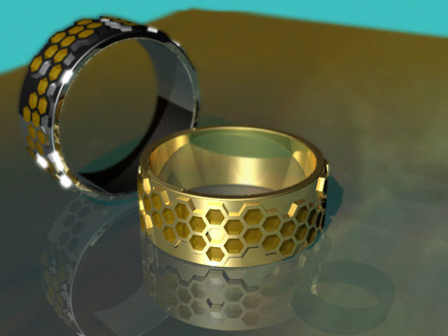 Ring Silver 3D print model_12