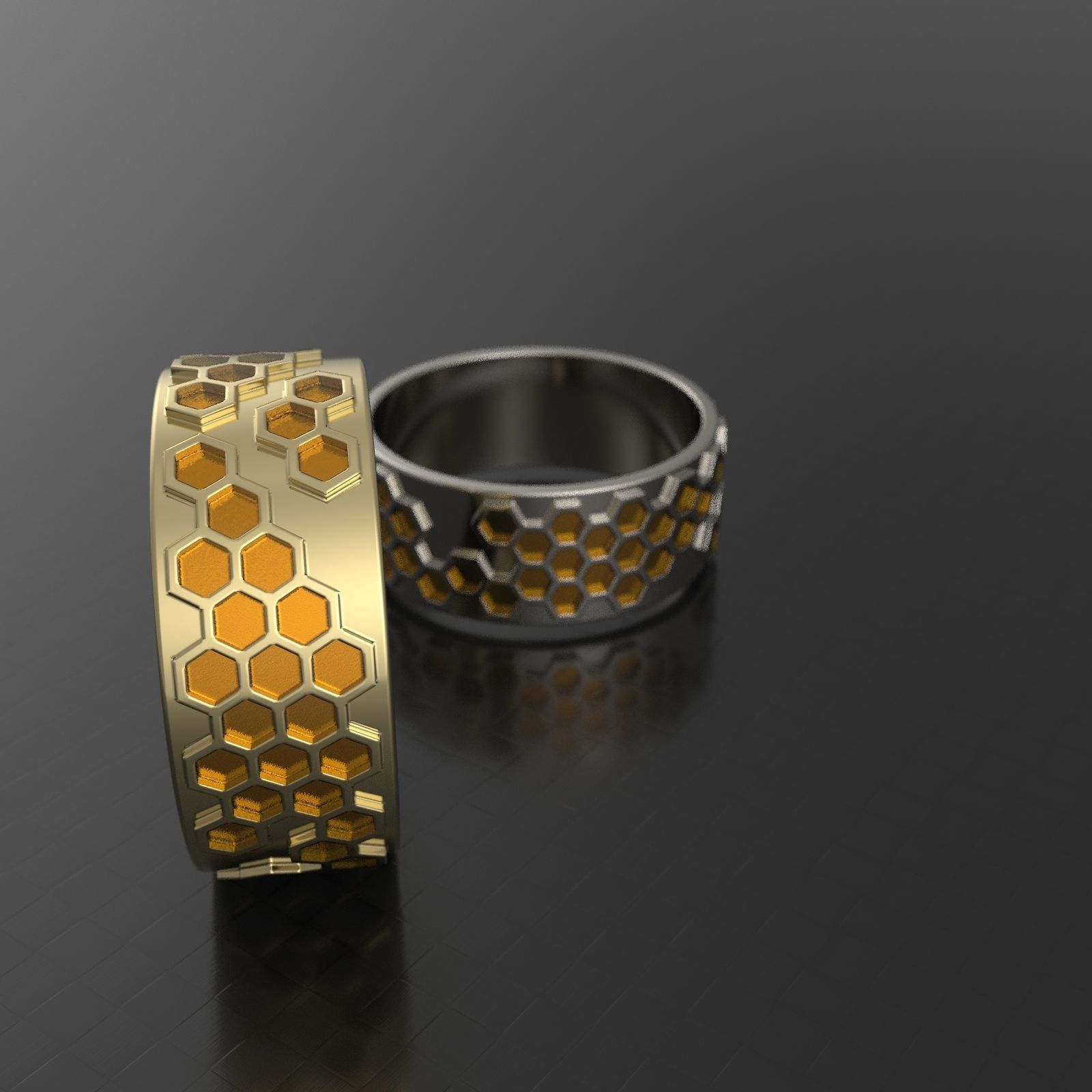 Ring Silver 3D print model_10
