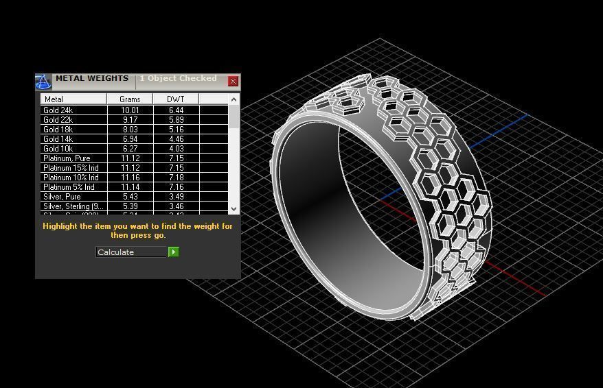 Ring Silver 3D print model_1