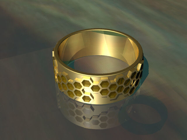 Ring Silver 3D print model_11