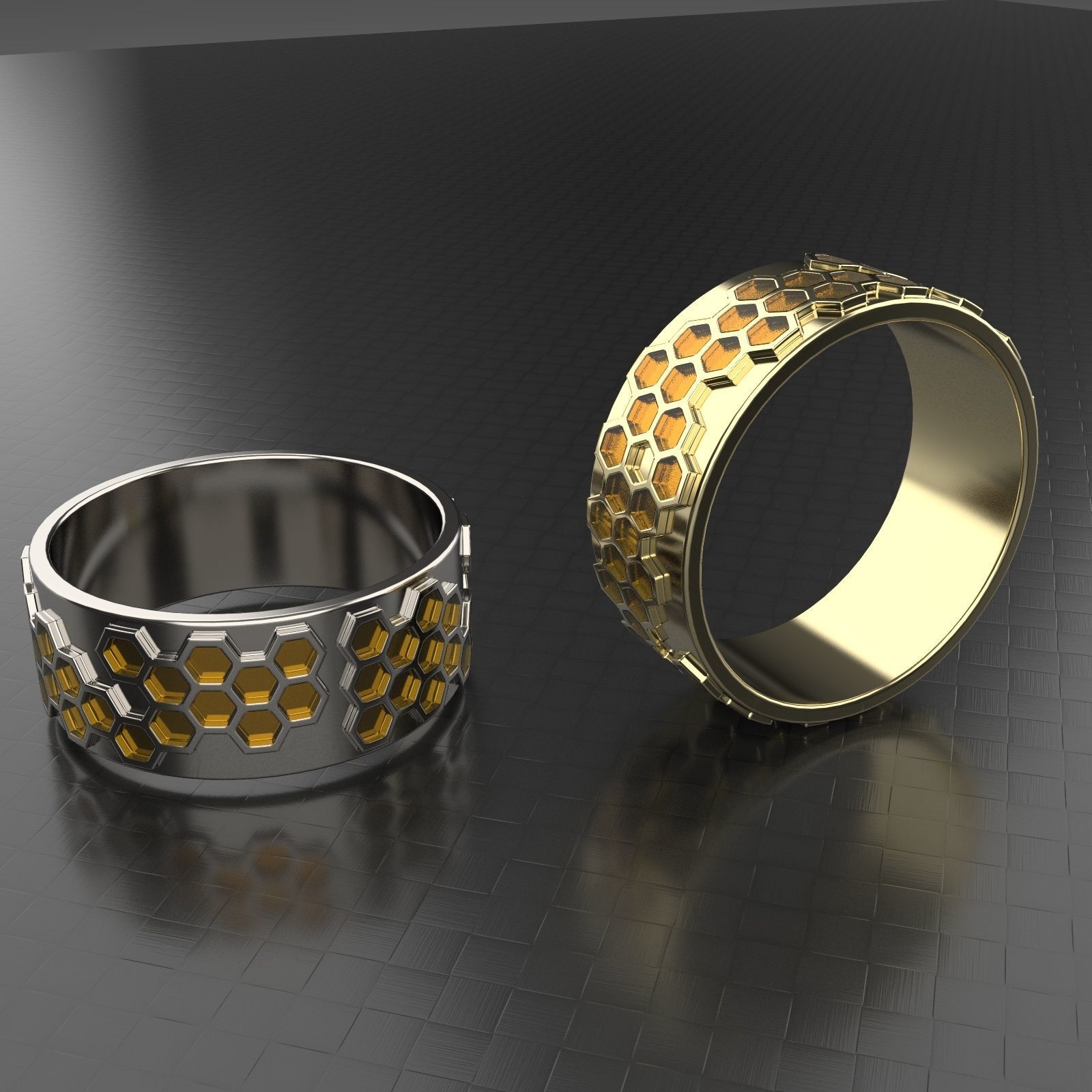 Ring Silver 3D print model_9
