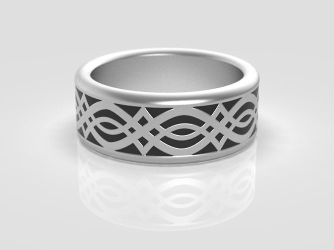 Ring Ornament ready for 3D print 3D print model